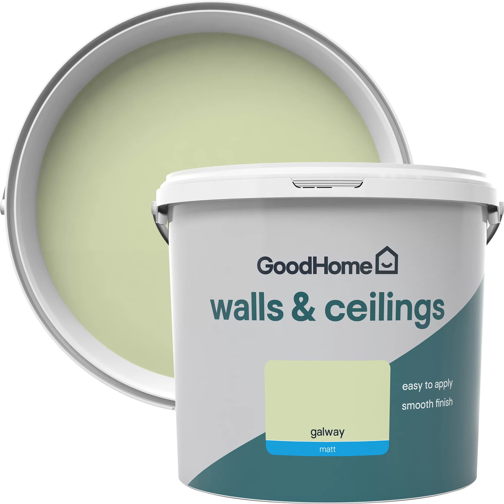 GoodHome Walls & ceilings Galway Matt Emulsion paint, 5L GoodHome Walls & Ceilings Galway Matt Emulsion Paint, 5L -trade point store goodhome walls ceilings galway matt emulsion paint 5l3663602598138 37c