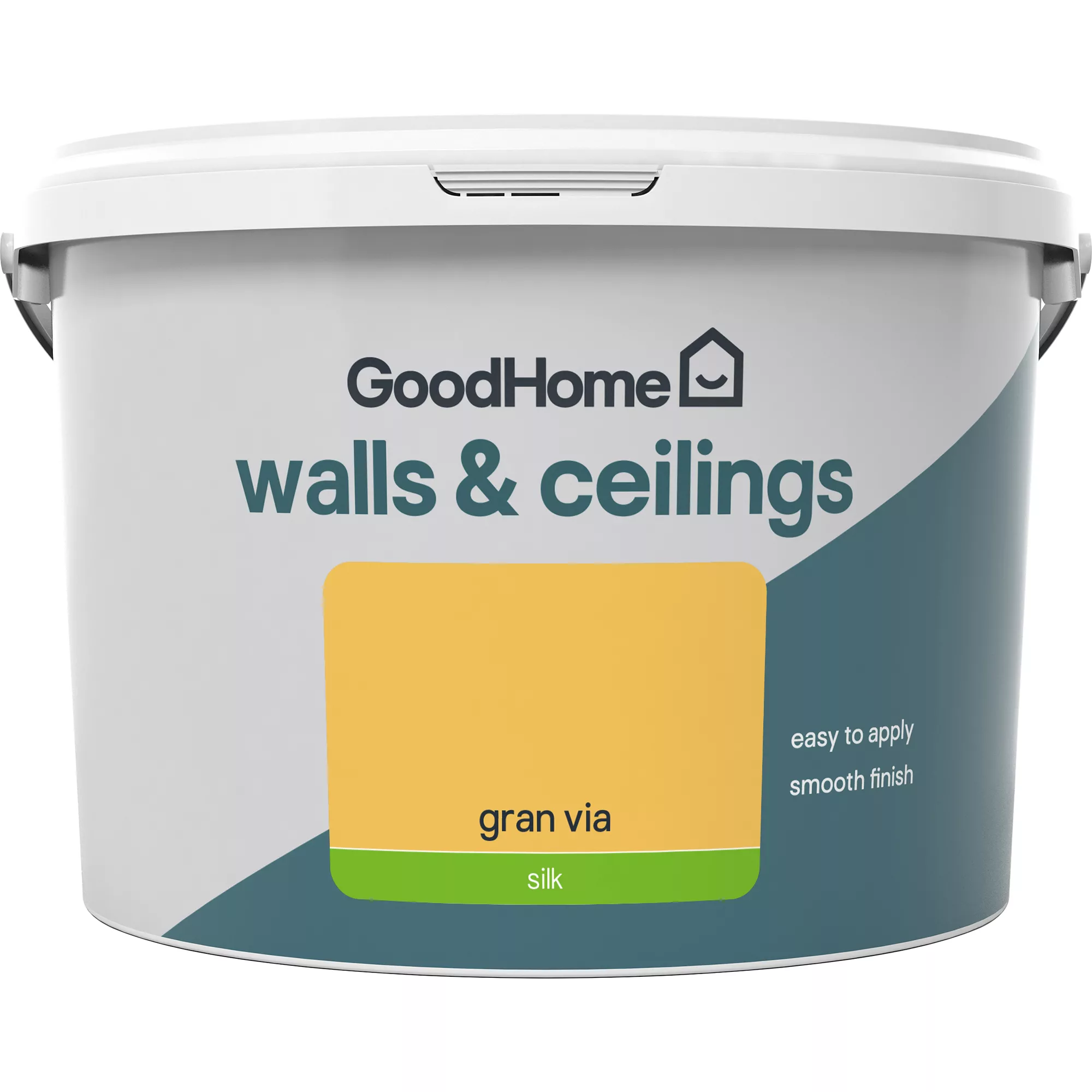 GoodHome Walls & ceilings Gran via Silk Emulsion paint, 2.5L GoodHome Walls & Ceilings Gran Via Silk Emulsion Paint, 2.5L -trade point store goodhome walls ceilings gran via silk emulsion paint 2 5l3663602599883 02c