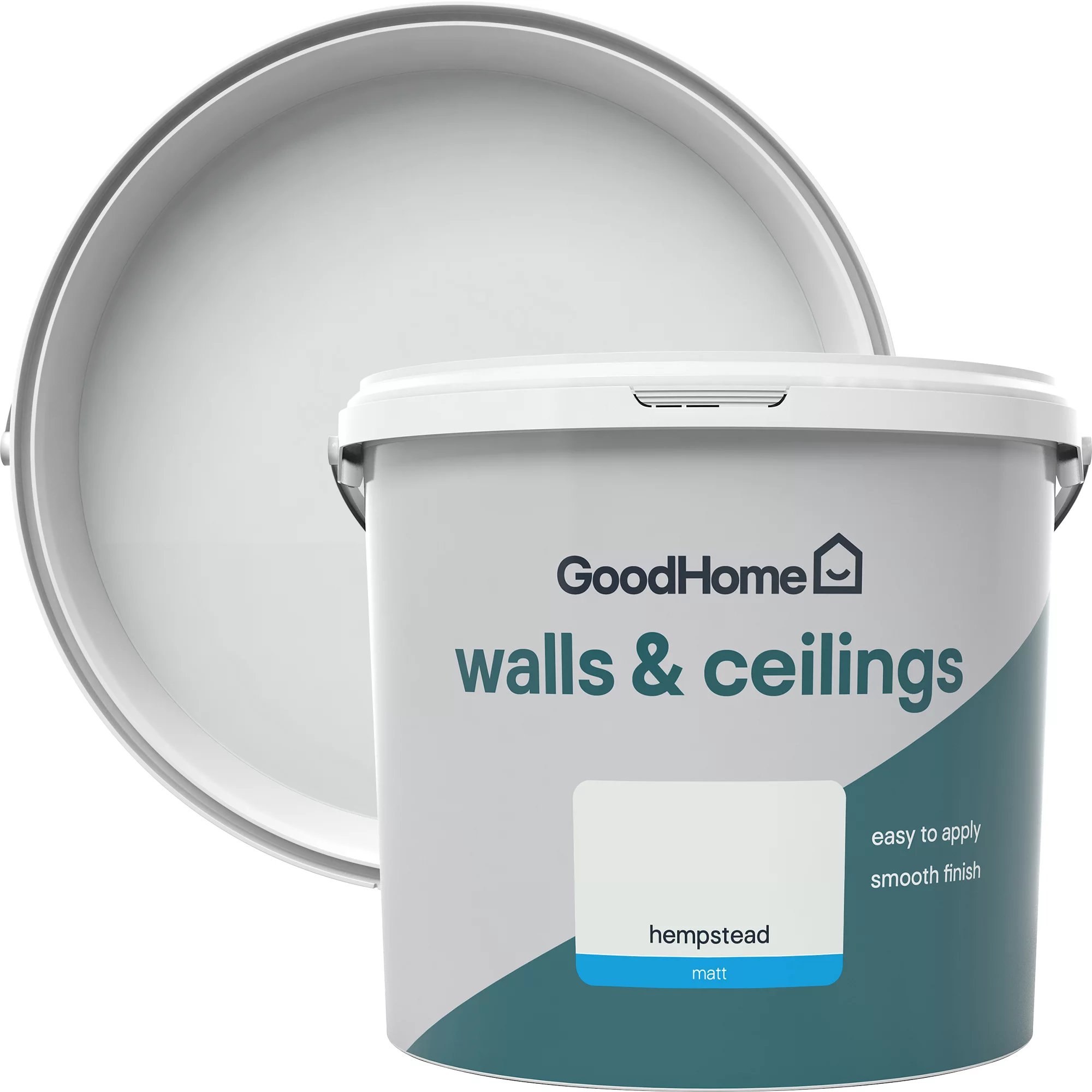 GoodHome Walls & ceilings Hempstead Matt Emulsion paint, 5L GoodHome Walls & Ceilings Hempstead Matt Emulsion Paint, 5L -trade point store goodhome walls ceilings hempstead matt emulsion paint 5l3663602596882 37c