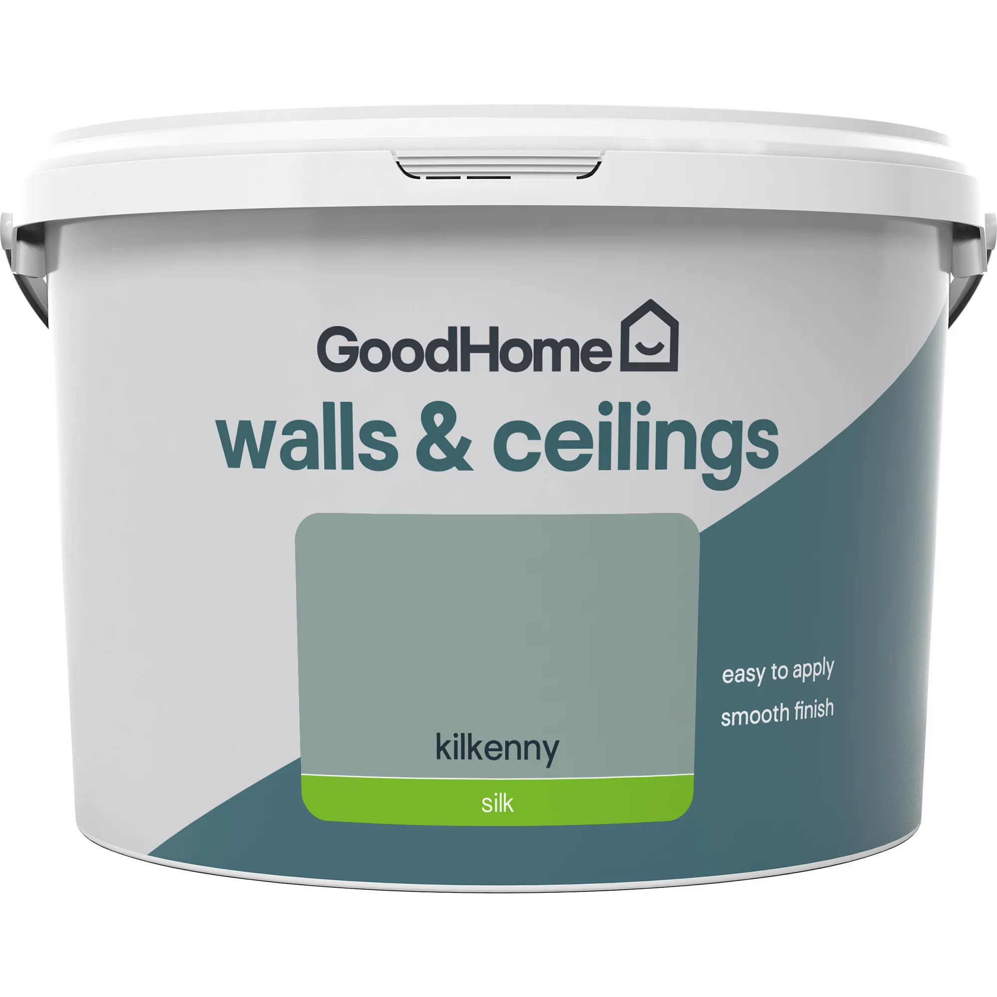 GoodHome Walls & ceilings Kilkenny Silk Emulsion paint, 2.5L GoodHome Walls & Ceilings Kilkenny Silk Emulsion Paint, 2.5L -trade point store goodhome walls ceilings kilkenny silk emulsion paint 2 5l3663602598619 02c