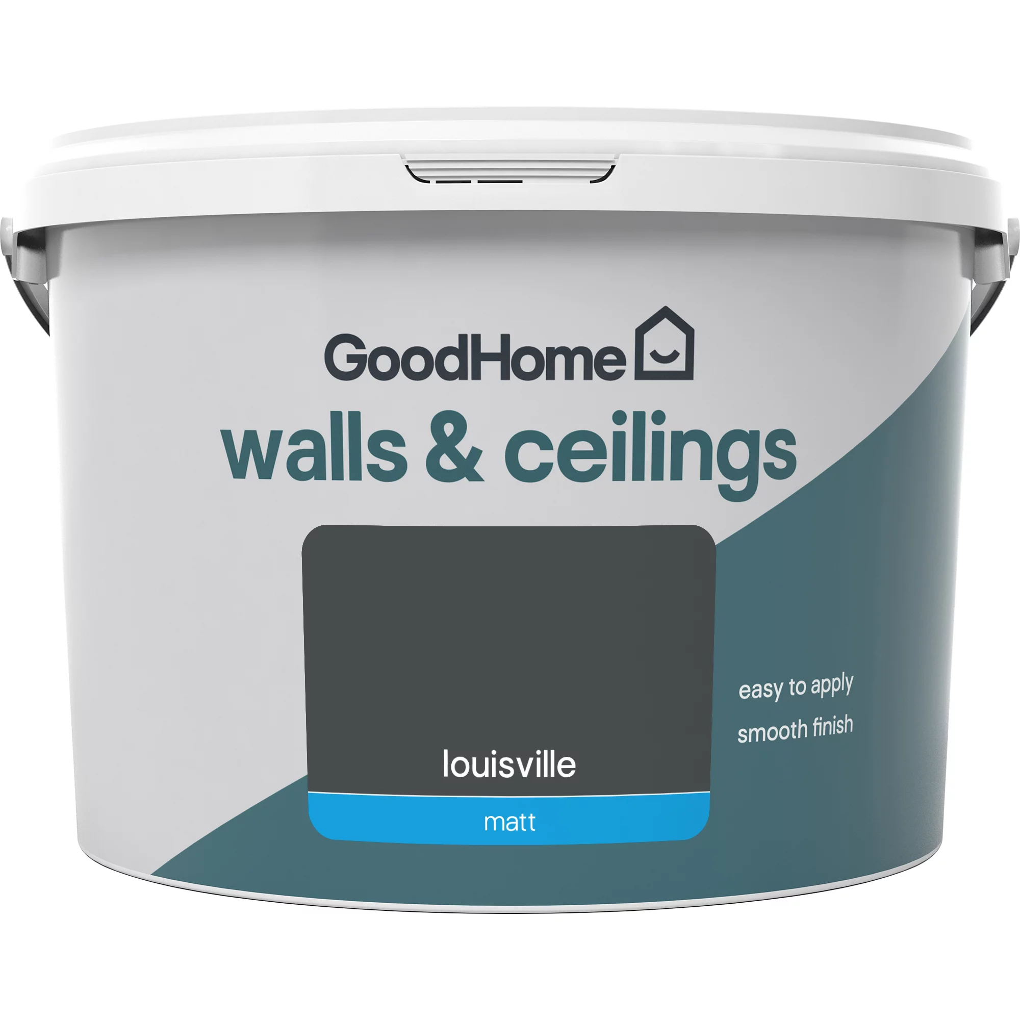 GoodHome Walls & ceilings Louisville Matt Emulsion paint, 2.5L GoodHome Walls & Ceilings Louisville Matt Emulsion Paint, 2.5L -trade point store goodhome walls ceilings louisville matt emulsion paint 2 5l5059340272504 02c