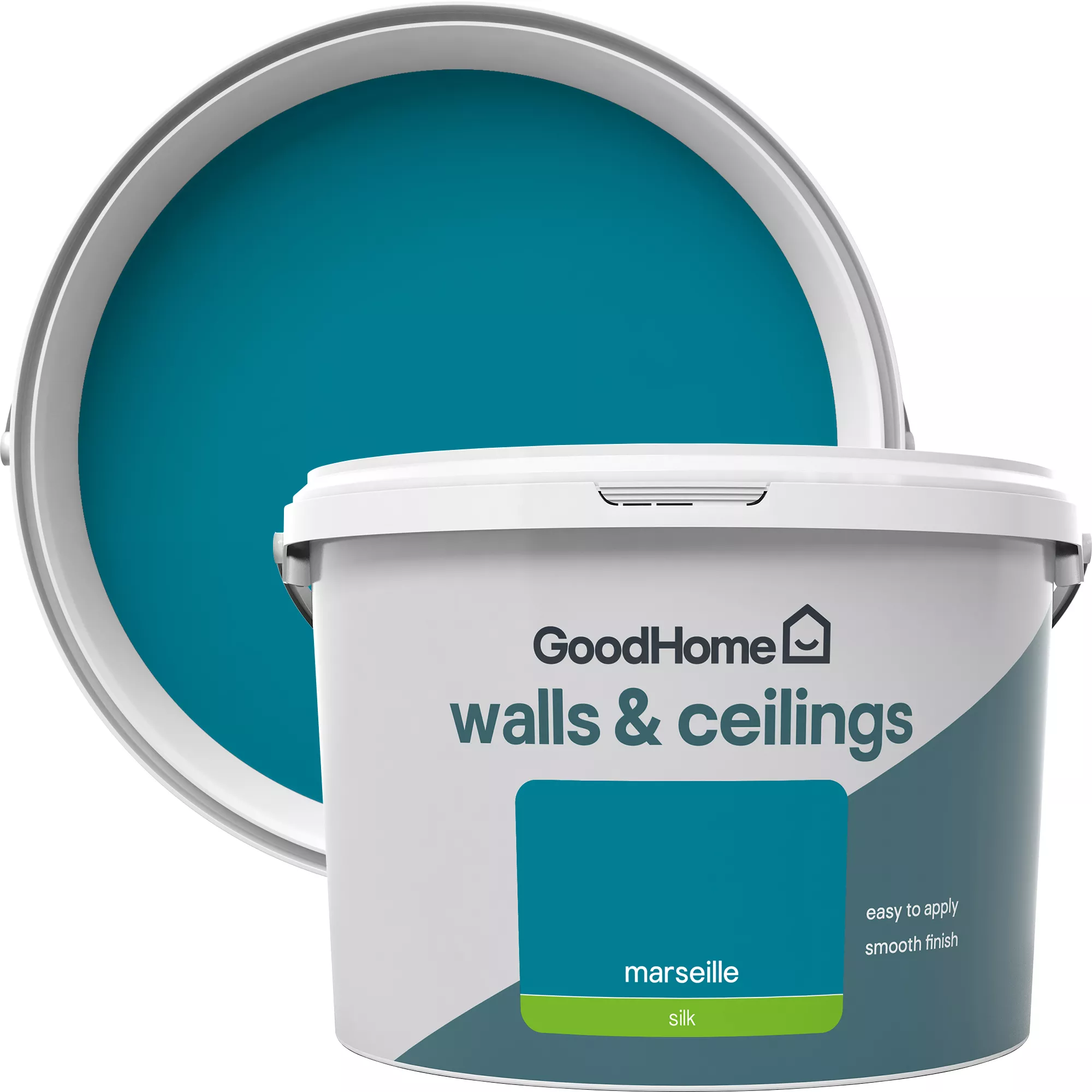 GoodHome Walls & ceilings Marseille Silk Emulsion paint, 2.5L GoodHome Walls & Ceilings Marseille Silk Emulsion Paint, 2.5L -trade point store goodhome walls ceilings marseille silk emulsion paint 2 5l3663602598930 37c