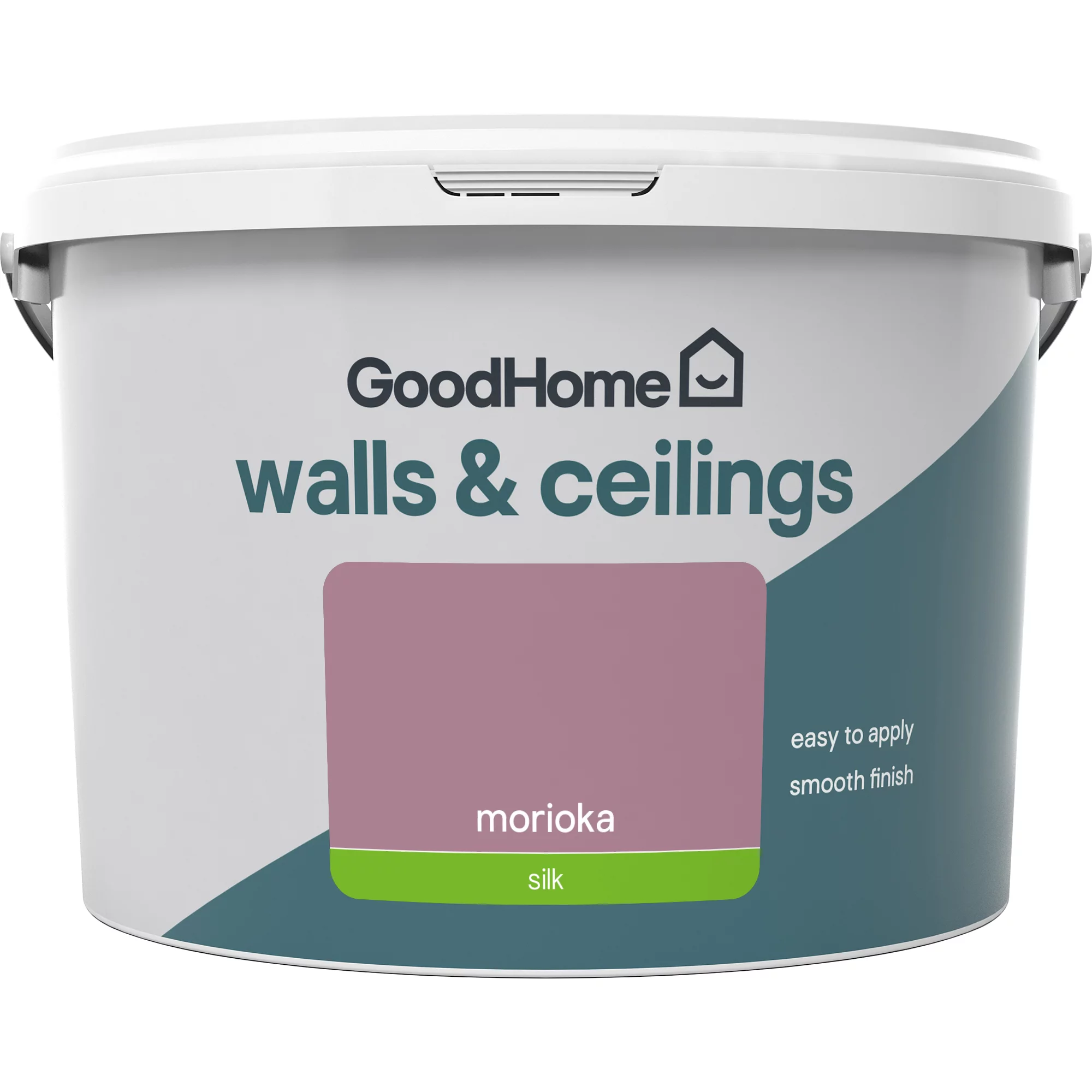 GoodHome Walls & ceilings Morioka Silk Emulsion paint, 2.5L GoodHome Walls & Ceilings Morioka Silk Emulsion Paint, 2.5L -trade point store goodhome walls ceilings morioka silk emulsion paint 2 5l5059340272740 02c