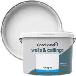 GoodHome Walls & Ceilings North Pole Matt Emulsion Paint, 2.5L
