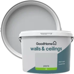 GoodHome Walls & Ceilings Peoria Silk Emulsion Paint, 2.5L
