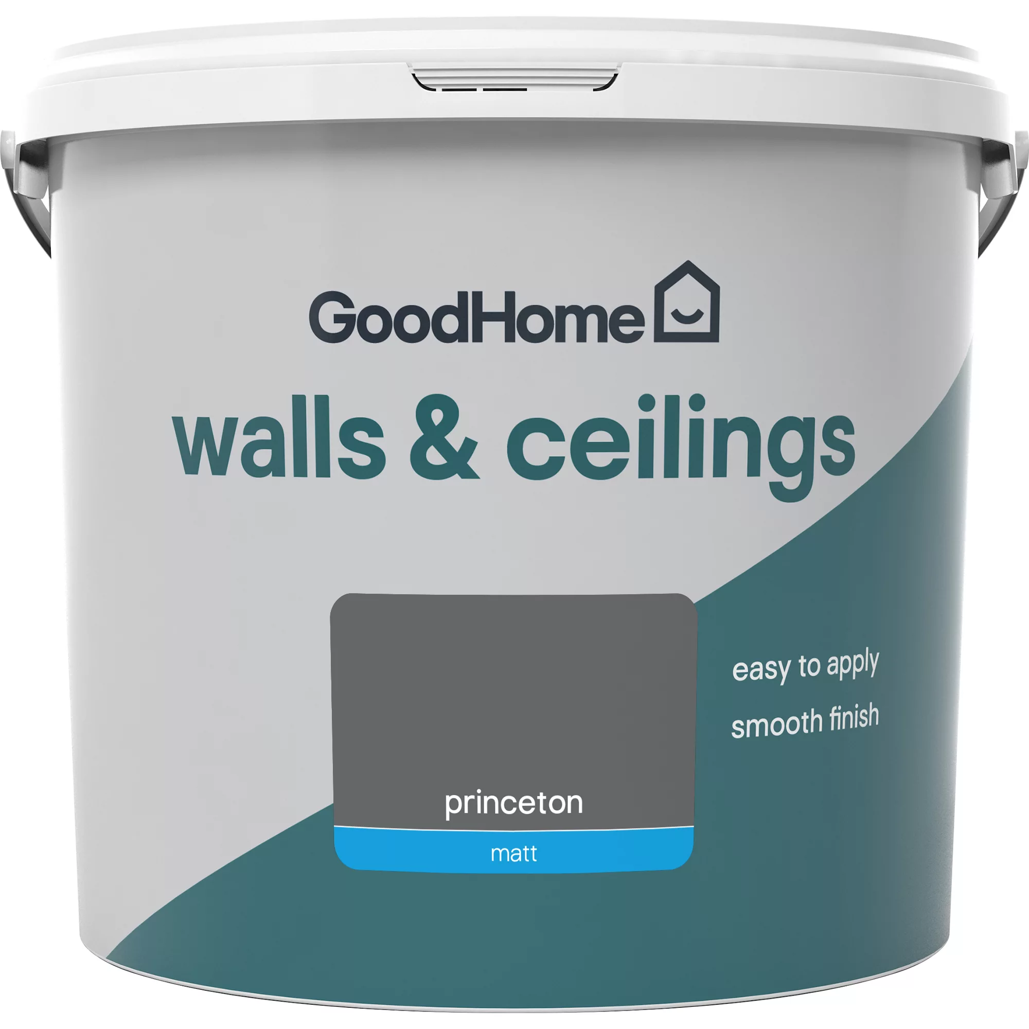 GoodHome Walls & ceilings Princeton Matt Emulsion paint, 5L GoodHome Walls & Ceilings Princeton Matt Emulsion Paint, 5L -trade point store goodhome walls ceilings princeton matt emulsion paint 5l3663602401353 02c