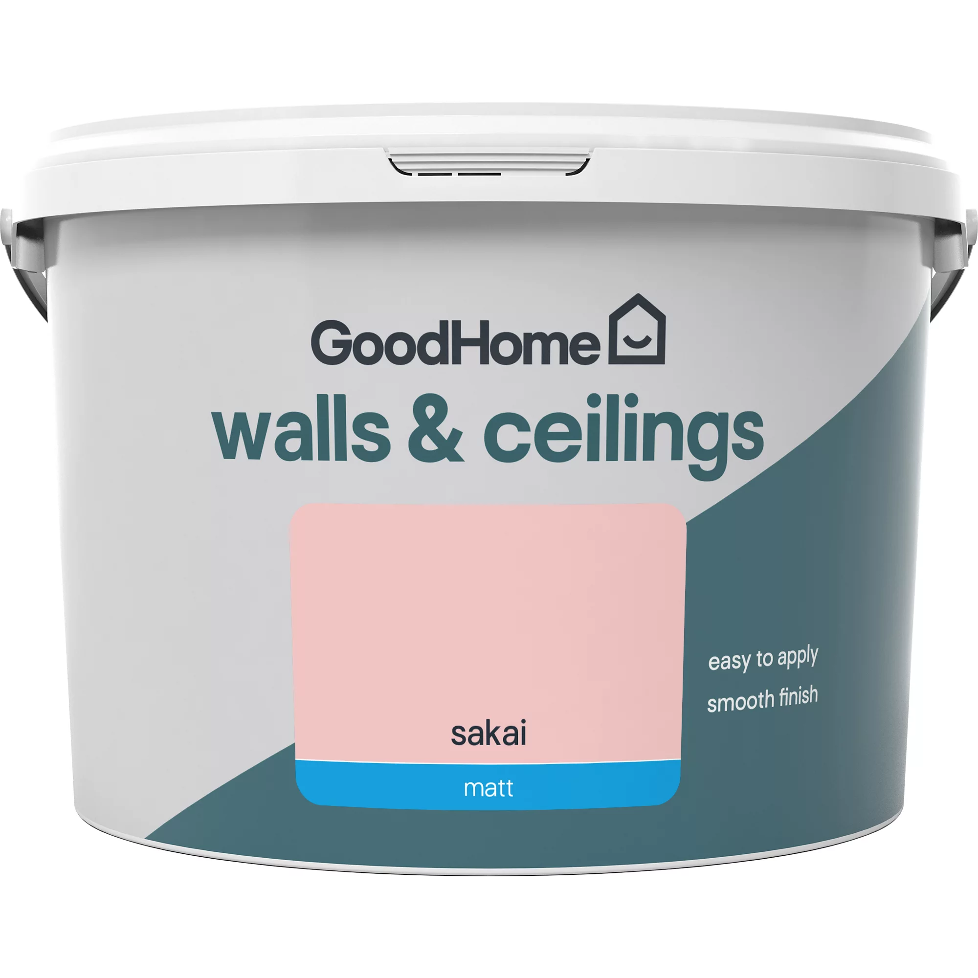 GoodHome Walls & ceilings Sakai Matt Emulsion paint, 2.5L GoodHome Walls & Ceilings Sakai Matt Emulsion Paint, 2.5L -trade point store goodhome walls ceilings sakai matt emulsion paint 2 5l5059340272498 02c