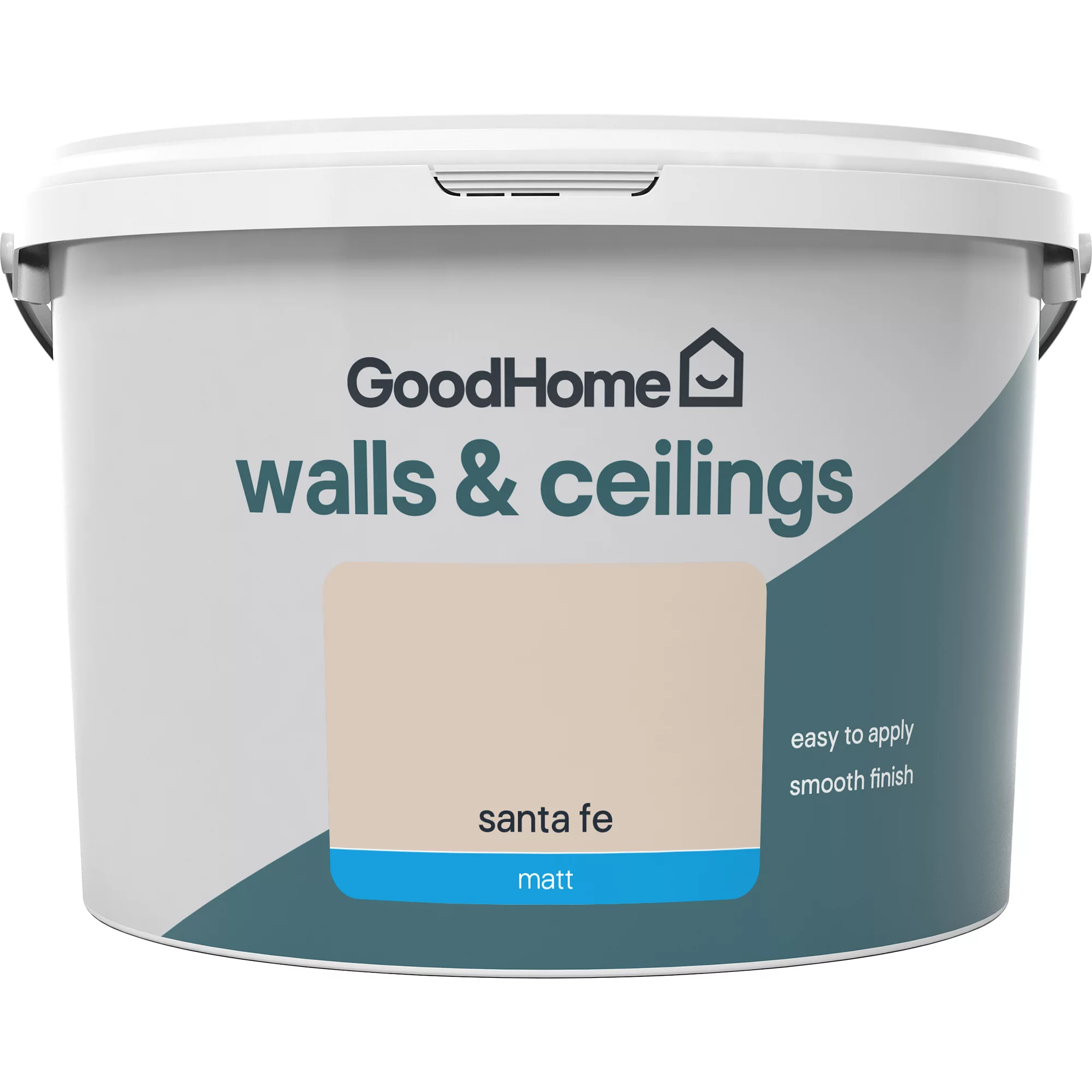 GoodHome Walls & ceilings Santa fe Matt Emulsion paint, 2.5L GoodHome Walls & Ceilings Santa Fe Matt Emulsion Paint, 2.5L -trade point store goodhome walls ceilings santa fe matt emulsion paint 2 5l3663602595281 02c