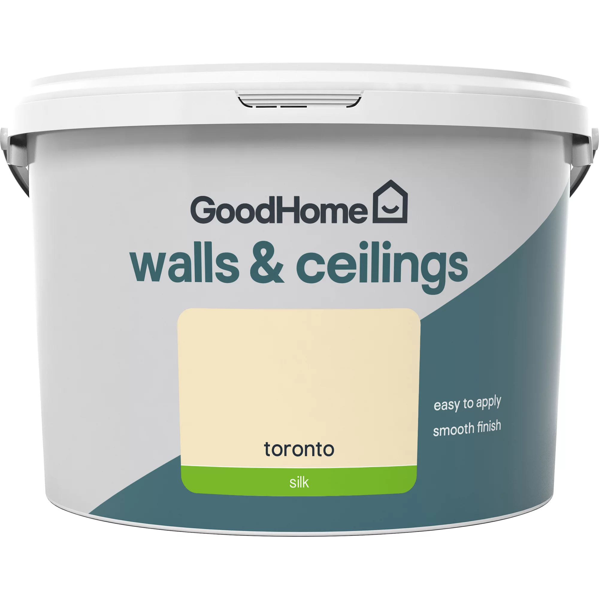GoodHome Walls & ceilings Toronto Silk Emulsion paint, 2.5L GoodHome Walls & Ceilings Toronto Silk Emulsion Paint, 2.5L -trade point store goodhome walls ceilings toronto silk emulsion paint 2 5l3663602593010 02c
