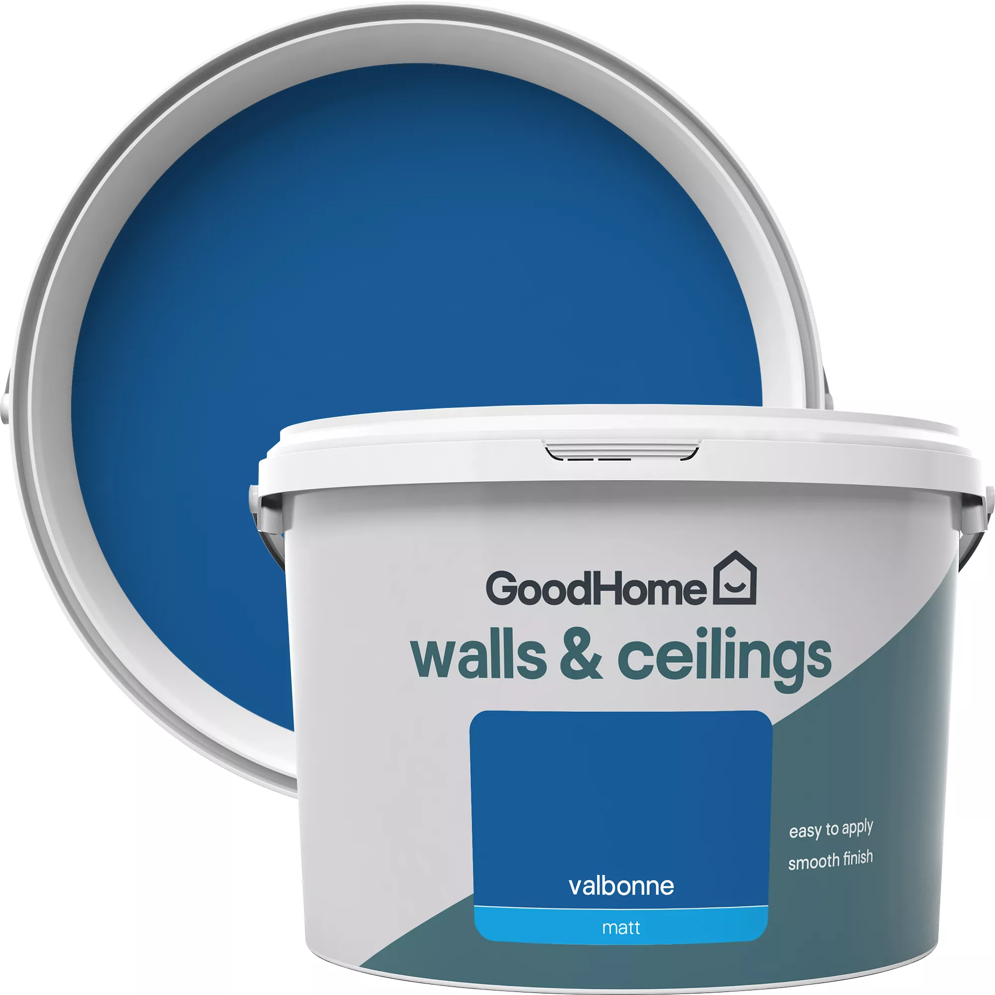 GoodHome Walls & ceilings Valbonne Matt Emulsion paint, 2.5L GoodHome Walls & Ceilings Valbonne Matt Emulsion Paint, 2.5L -trade point store goodhome walls ceilings valbonne matt emulsion paint 2 5l3663602599524 37c