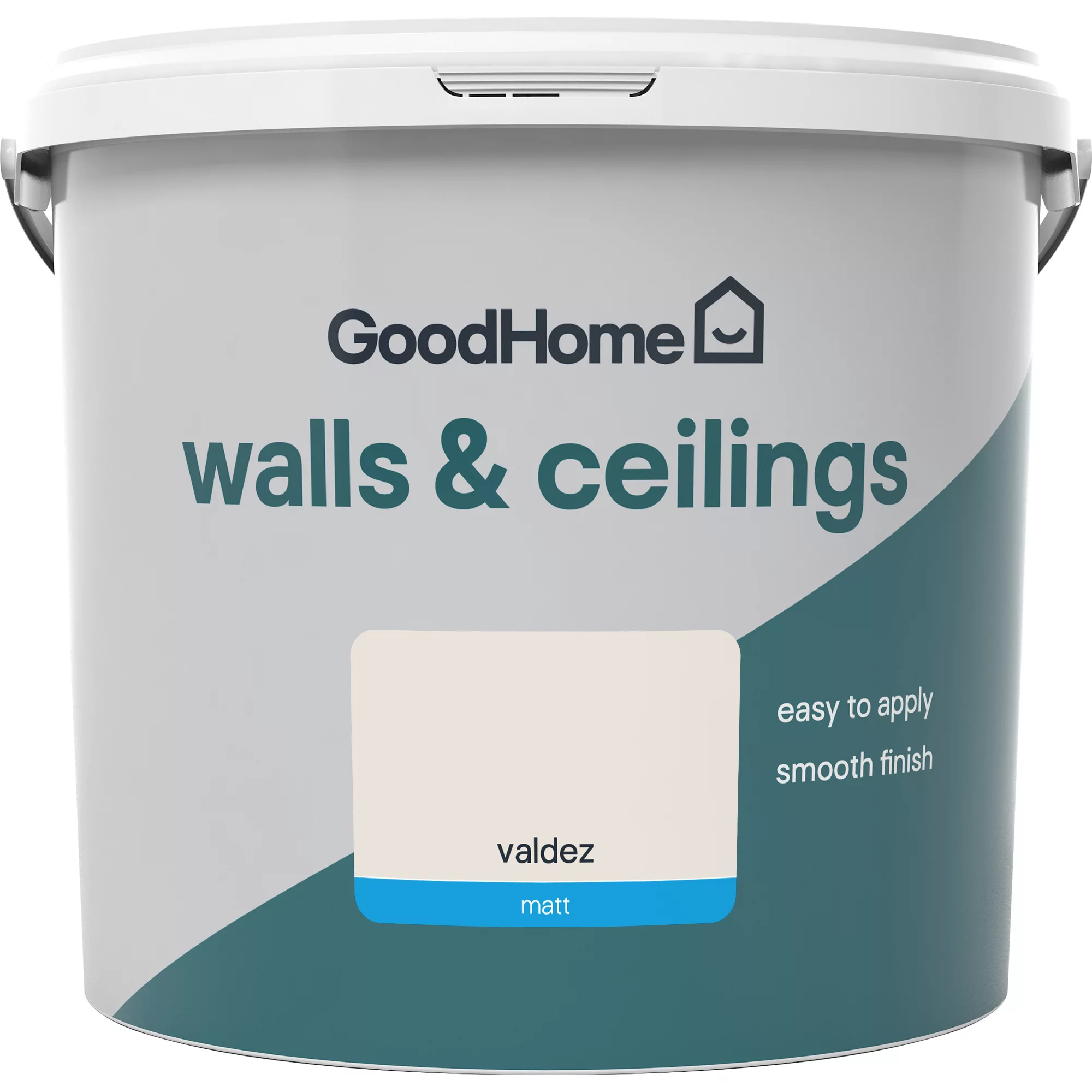 GoodHome Walls & ceilings Valdez Matt Emulsion paint, 5L GoodHome Walls & Ceilings Valdez Matt Emulsion Paint, 5L -trade point store goodhome walls ceilings valdez matt emulsion paint 5l3663602593058 02c
