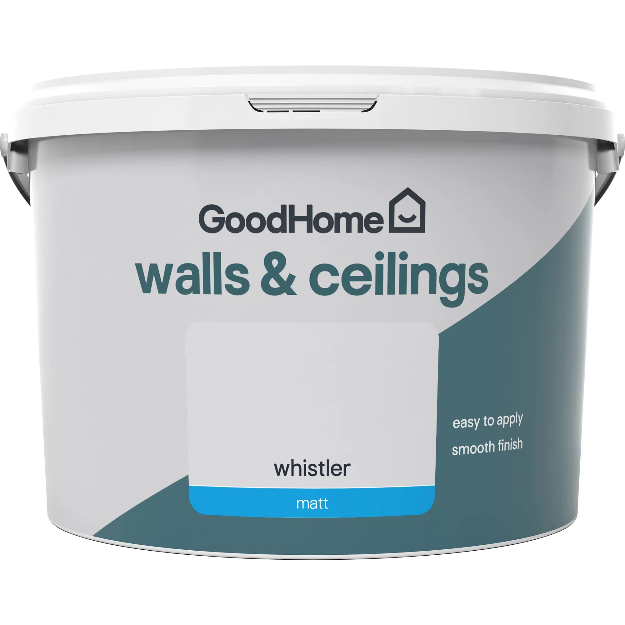 GoodHome Walls & ceilings Whistler Matt Emulsion paint, 2.5L GoodHome Walls & Ceilings Whistler Matt Emulsion Paint, 2.5L -trade point store goodhome walls ceilings whistler matt emulsion paint 2 5l3663602593553 02c