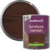 GoodHome Walnut Satin Multi-surface Furniture Wood Varnish, 750ml 1 GoodHome Walnut Satin Multi-surface Furniture Wood Varnish, 750ml -trade point store goodhome walnut satin multi surface furniture wood varnish 750ml5059340486826 21c
