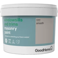 GoodHome Windowsills & Trims Cusco Smooth Matt Masonry Paint, 2.5L 4 GoodHome Windowsills & Trims Cusco Smooth Matt Masonry Paint, 2.5L -trade point store goodhome windowsills trims cusco smooth matt masonry paint 2 5l3663602520757 08c bq