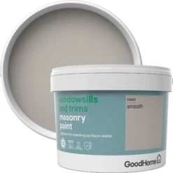 GoodHome Windowsills & Trims Cusco Smooth Matt Masonry Paint, 2.5L 5 GoodHome Windowsills & Trims Cusco Smooth Matt Masonry Paint, 2.5L -trade point store goodhome windowsills trims cusco smooth matt masonry paint 2 5l3663602520757 37c