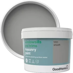 GoodHome Windowsills & Trims Hudson Smooth Matt Masonry Paint, 2.5L 5 GoodHome Windowsills & Trims Hudson Smooth Matt Masonry Paint, 2.5L -trade point store goodhome windowsills trims hudson smooth matt masonry paint 2 5l3663602520702 37c