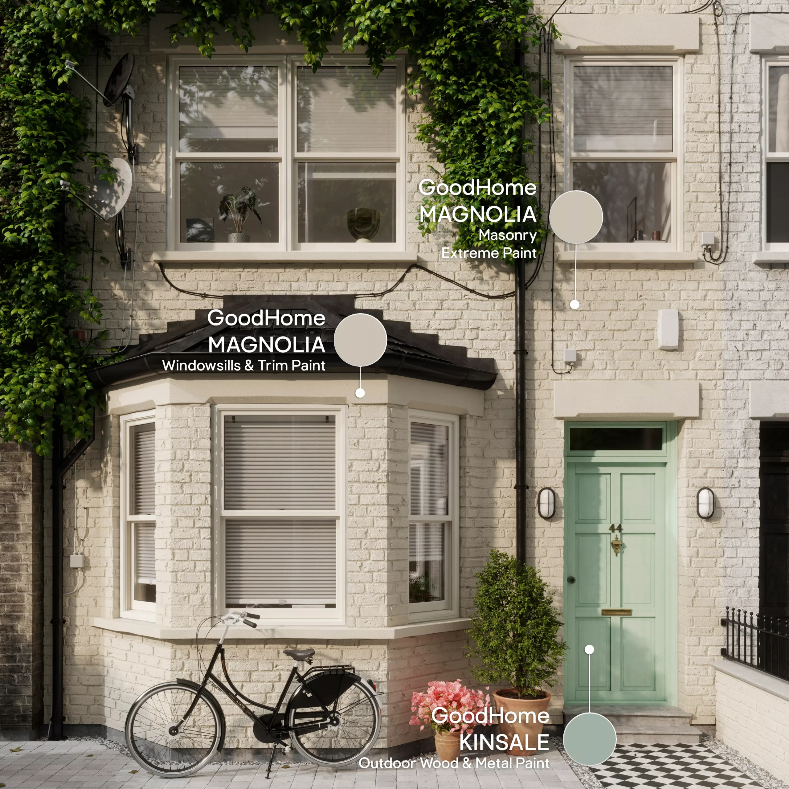 GoodHome Windowsills & trims Magnolia Smooth Matt Masonry paint, 2.5L GoodHome Windowsills & Trims Magnolia Smooth Matt Masonry Paint, 2.5L -trade point store goodhome windowsills trims magnolia smooth matt masonry paint 2 5l3663602520603 19i EN 2022 scaled