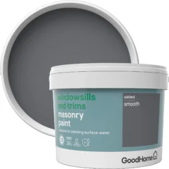 GoodHome Windowsills & Trims Oakland Smooth Matt Masonry Paint, 2.5L 5 GoodHome Windowsills & Trims Oakland Smooth Matt Masonry Paint, 2.5L -trade point store goodhome windowsills trims oakland smooth matt masonry paint 2 5l3663602520573 37c