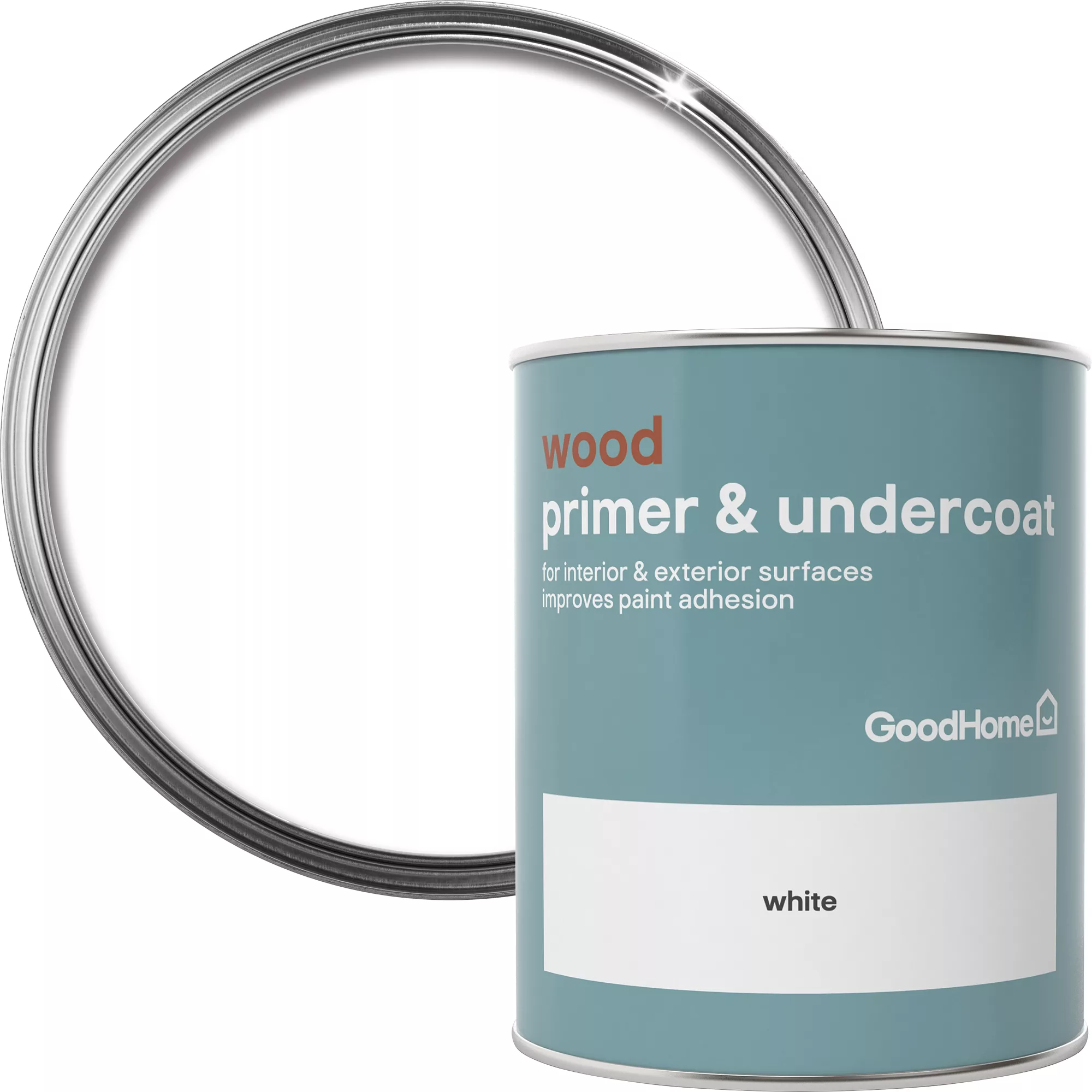 GoodHome Wood White Wood Primer & undercoat, 750ml GoodHome Wood White Wood Primer & Undercoat, 750ml -trade point store goodhome wood white wood primer undercoat 750ml5036581057206 37c